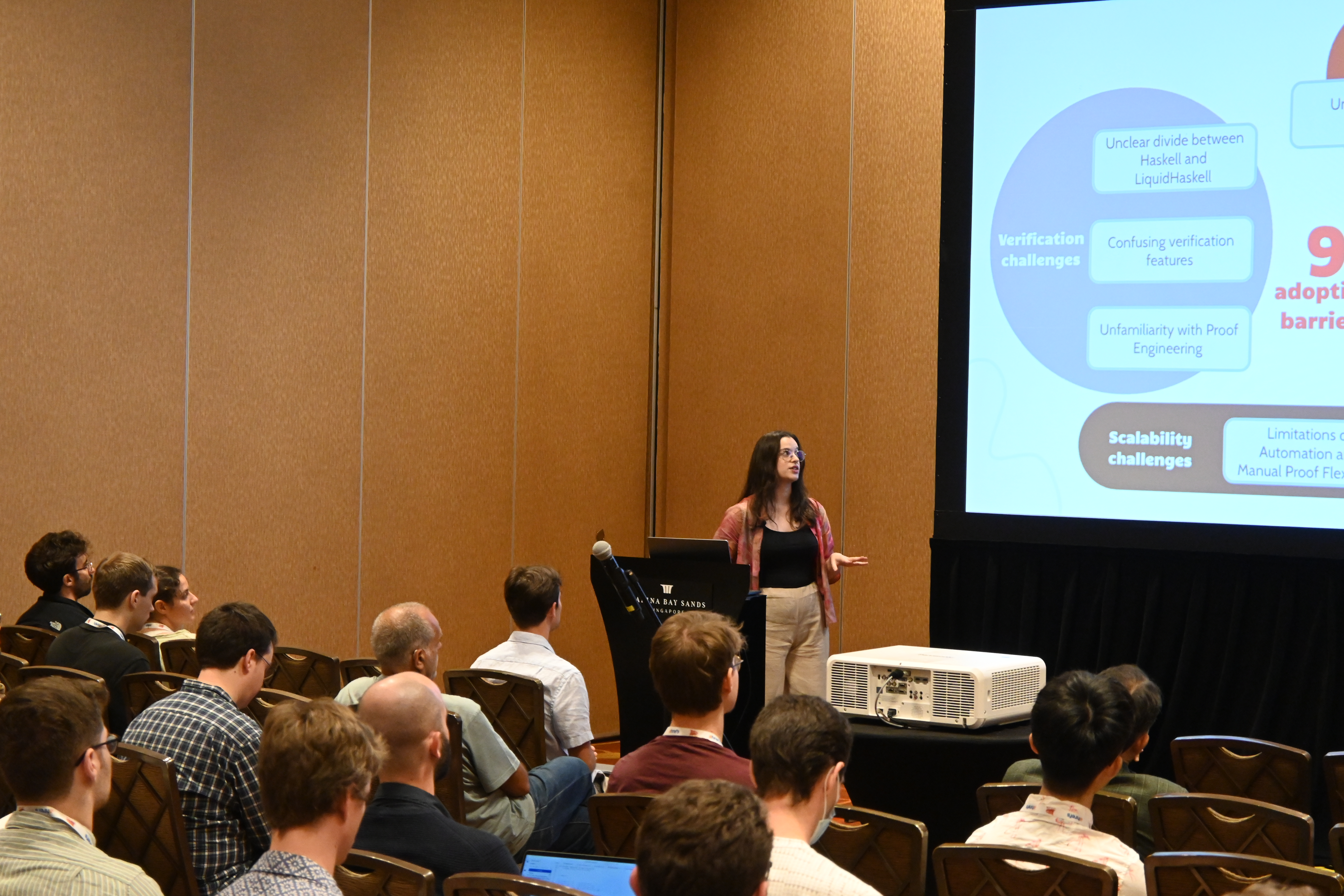 Catarina Gamboa at OOPSLA 2025